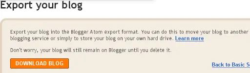 Blogger- No Longer Hotel California
