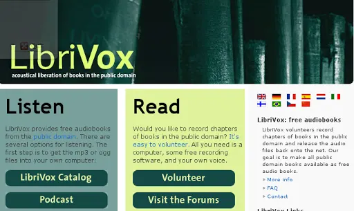 Free Audio Book Sources
