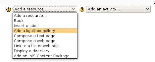 Moodle Tip - Adding a Photo Gallery