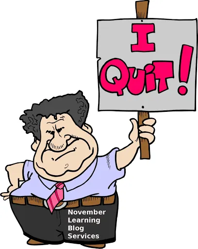November Learning Blog Host Quits
