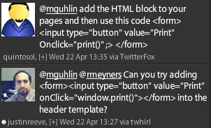 Moodle Tip: Print From Any Page in Moodle