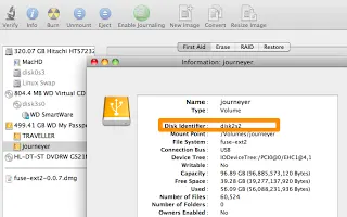 Mounting Linux Formatted (Ext3) USB Drive on Mac OS 10.6 Snow Leopard (Updated 10/6/2011)