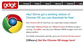 Running Chrome OS via VirtualBox