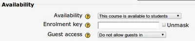 Moodle Tip - Modifying Course Enrollment Keys En Masse