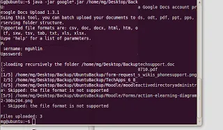 Uploading Folders to GoogleDocs