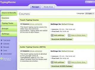 Online Typing Tutors moodle