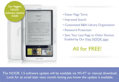 Barnes and Noble Announces Nook Update