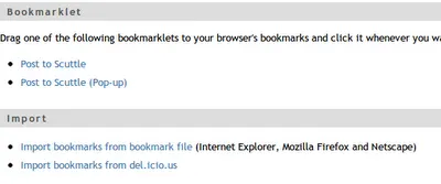 Scuttle-d Thinking - Community Bookmarking