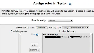 MoodleTip - Updating User accounts