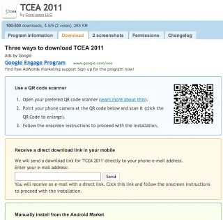 Get Your Android App for @TCEA 2011 State Conference