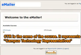 Moodle as a Bulk Emailer