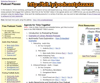 Revised Podcasting with Simple Tools Print handout edchat