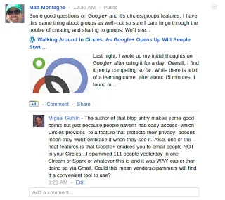 Google+ Circles and More