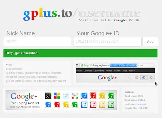 Humanizing Google+ URLs