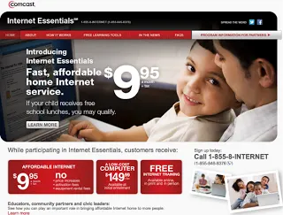 Discounted Internet Access for Free Lunch Program Students comcast