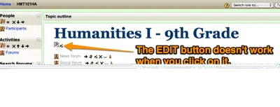 MoodleTip - Uneditable Summary Section in Moodle