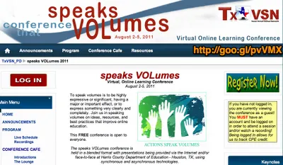 Free Online/Virtual Conference that Speaks Volumes