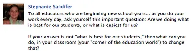 Social Networks Interact - What is Best for Whom edchat