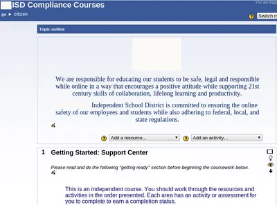 Moodle Administration - Digital Citizenship Class for 3000+ Participants