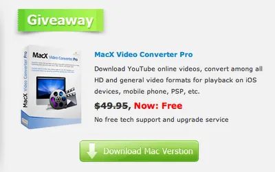 Giveaway - MacX Video Converter