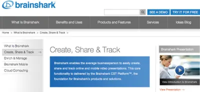 BrainShark - Enhance Your Slidedeck ppt