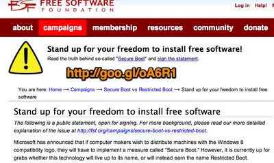 MS Windows 8 = Tyranny. What else is new?