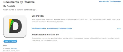 @Readdle Documents - Replaces 4 Must-have iPad apps