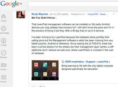 Censorship Practitioner - @LearnPad? @rmeyners