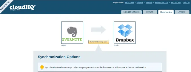 Backing Up Evernote to Dropbox with @CloudHQ (Updated)