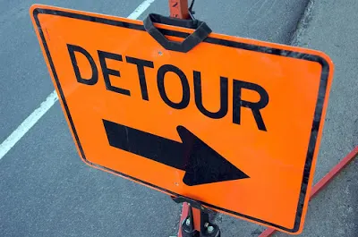 Finding Detours to Roadblocks Using Dropbox