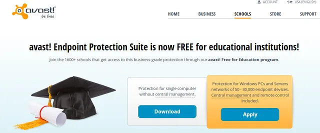 Free Antivirus/Anti-Malware for Schools