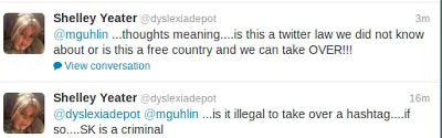 Squatter's Rights - Taking Over a Hashtag hfsoars @dyslexiadepot
