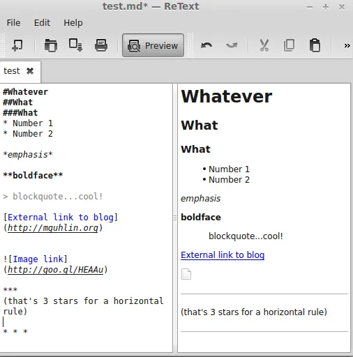 Copy-n-Paste Test of Markdown