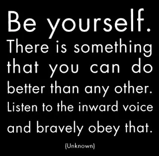 Be Yourself - Techie, Teacher, Whatever