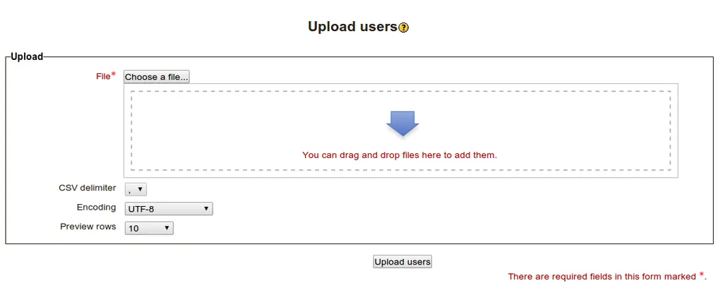 Uploading Users to Moodle 2.x @diben
