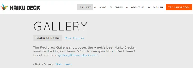 Featured in @HaikuDeck Gallery - Get Twitterpated!