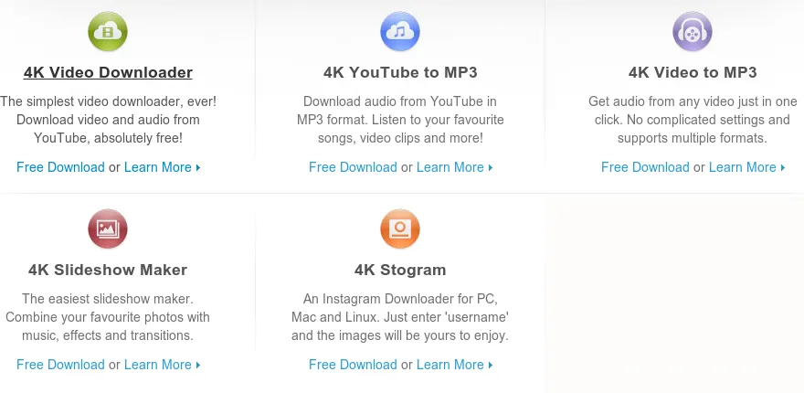 Quintet of Desktop Computer Tools