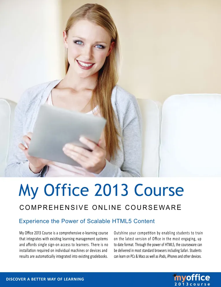 MyOffice 2013 Course - Online Courseware in HTML5