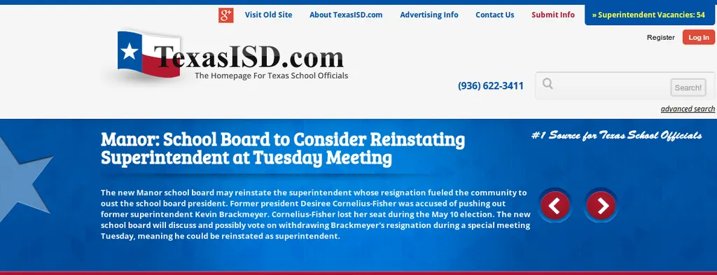 Thanks TexasISD.com for the Linktribution!