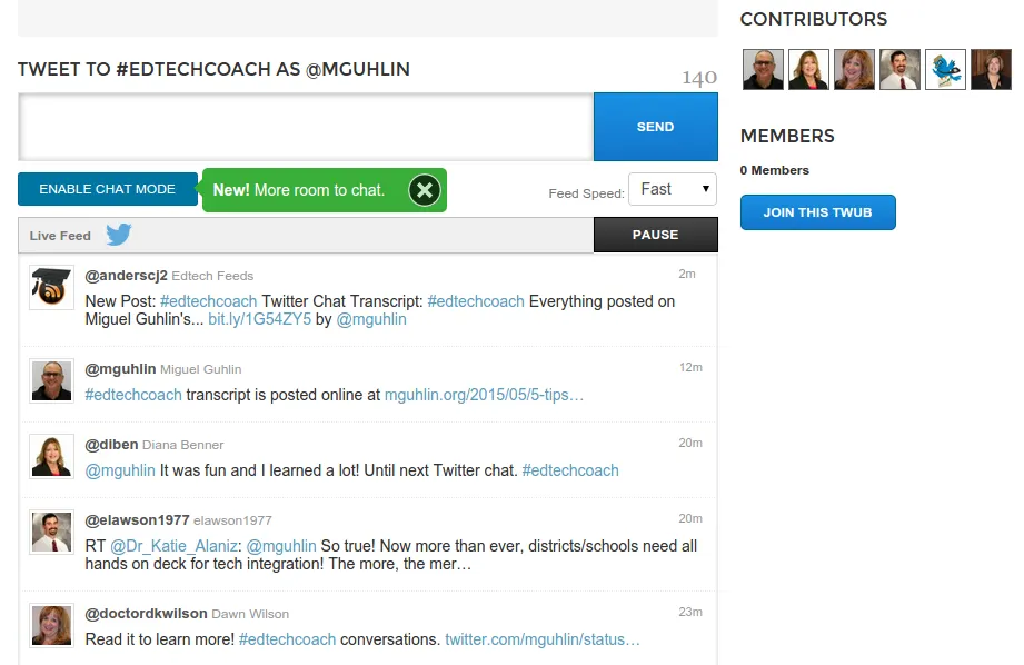 edtechcoach Twitter Chat Transcript