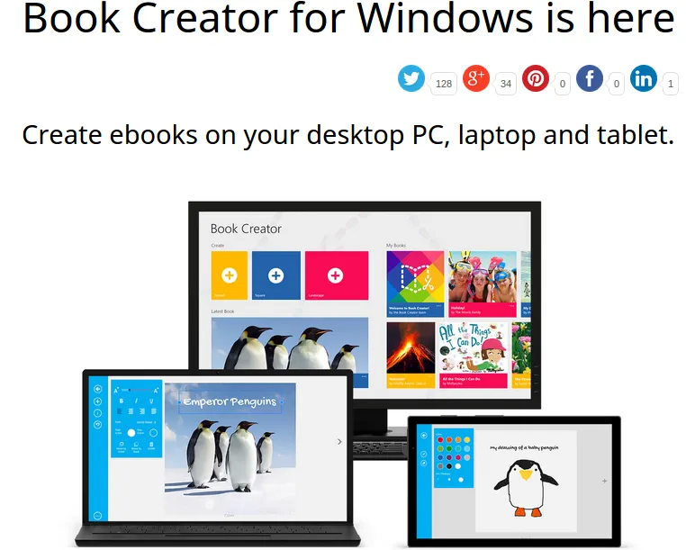 Book Creator for Windows is FREE