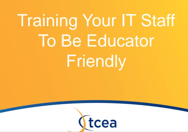 MyNotes - Training Your Staff to Be Educator Friendly tceasysadmin