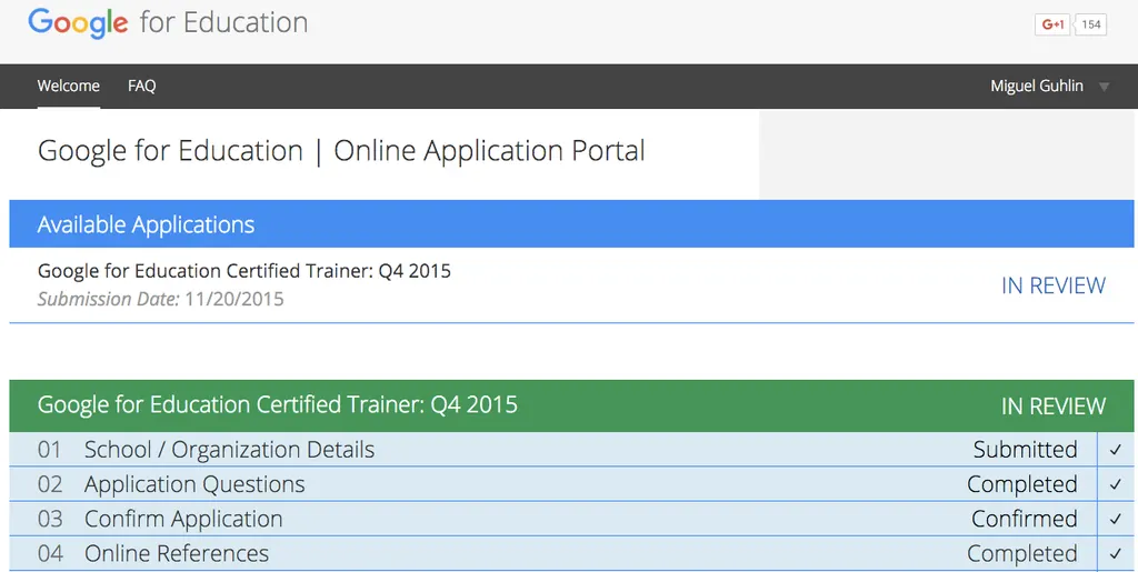 Dream or Reality? Google for Education Certified Trainer