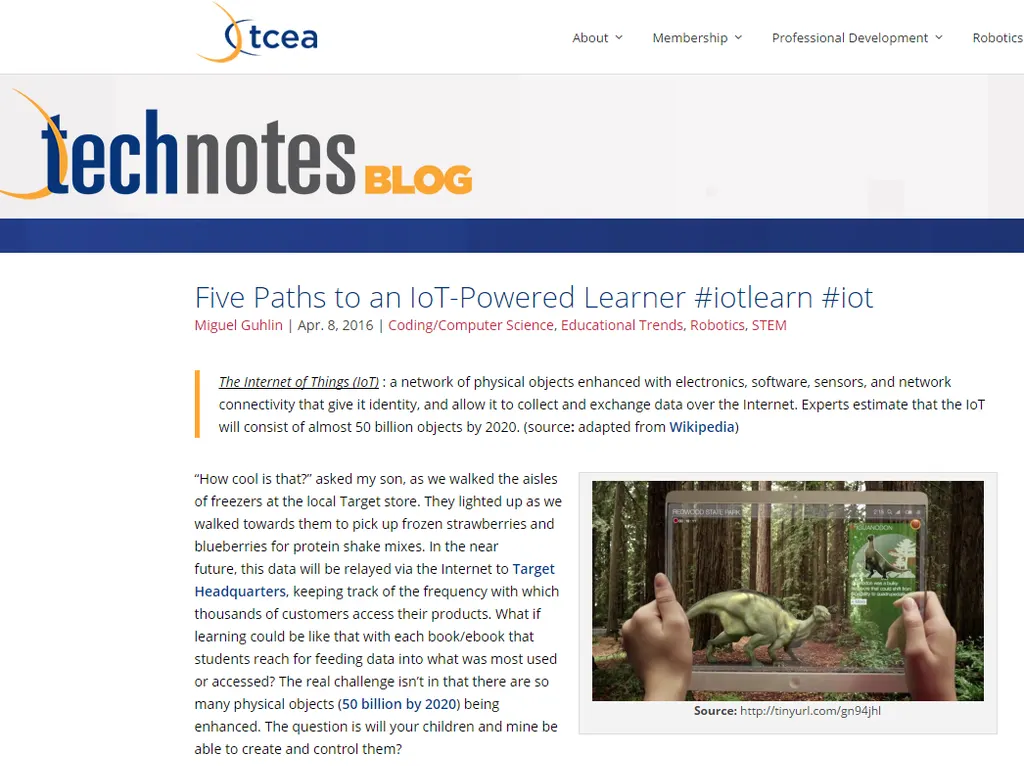 Five Paths to an IoT-Powered Learner iotlearn iot
