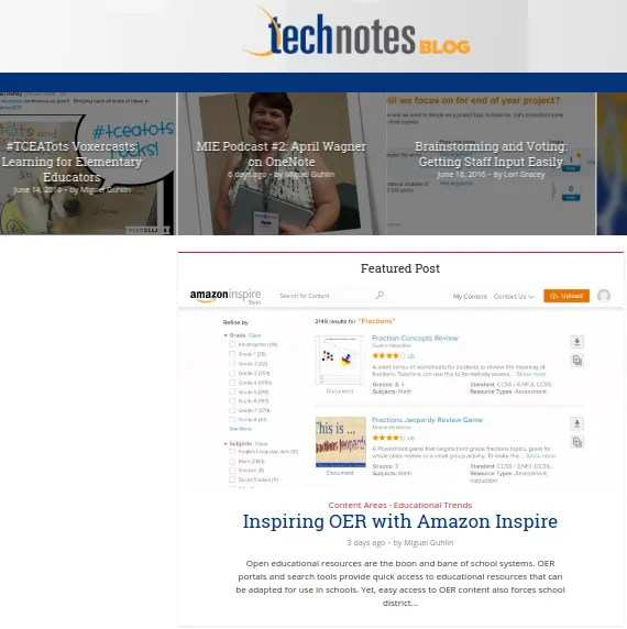 Open Educational Resources (OER) - Amazon Inspire and More