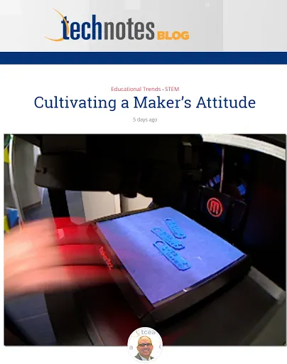 Cultivating a Maker's Attitude maker makerspaces makered