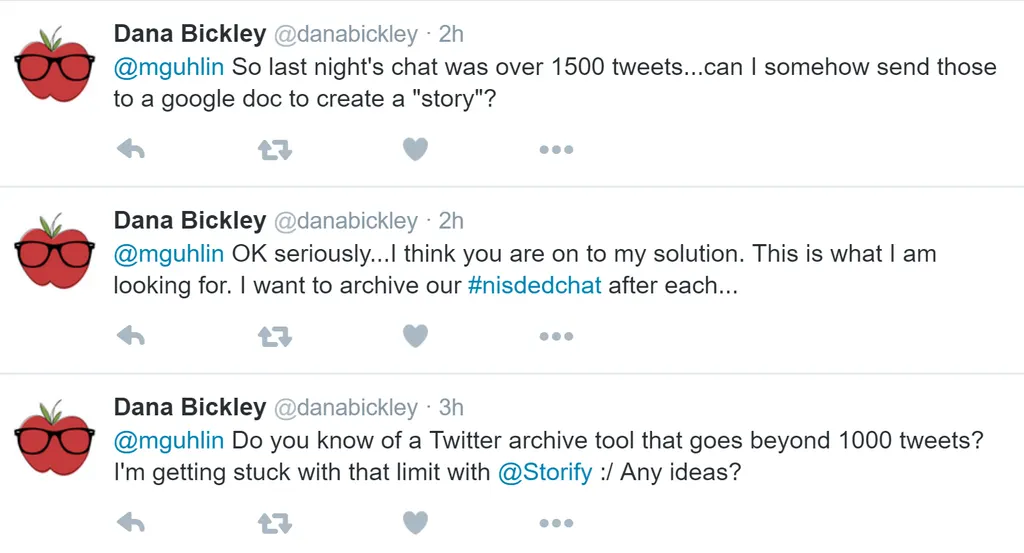 How to Capture TwitterChat History/Analytics nisdedchat @TCEA tcea @danabickley