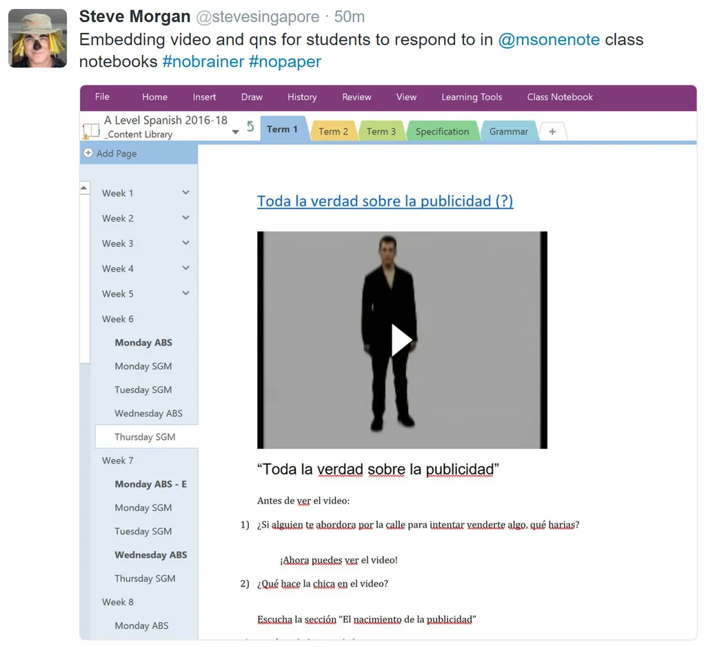 OneNote Best Use Scenarios: Video+Questions