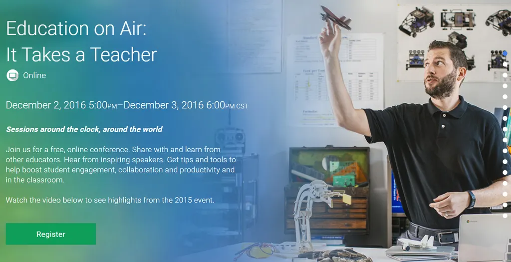 Free Professional Learning! Education On Air googleedu