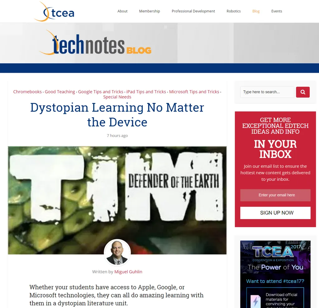 Learning In Spite of That iPad, Chromebook, Surface